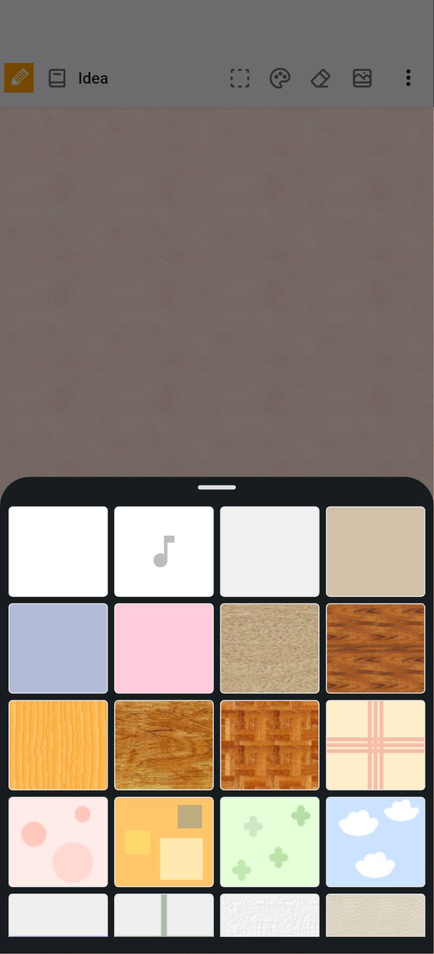 Background selection